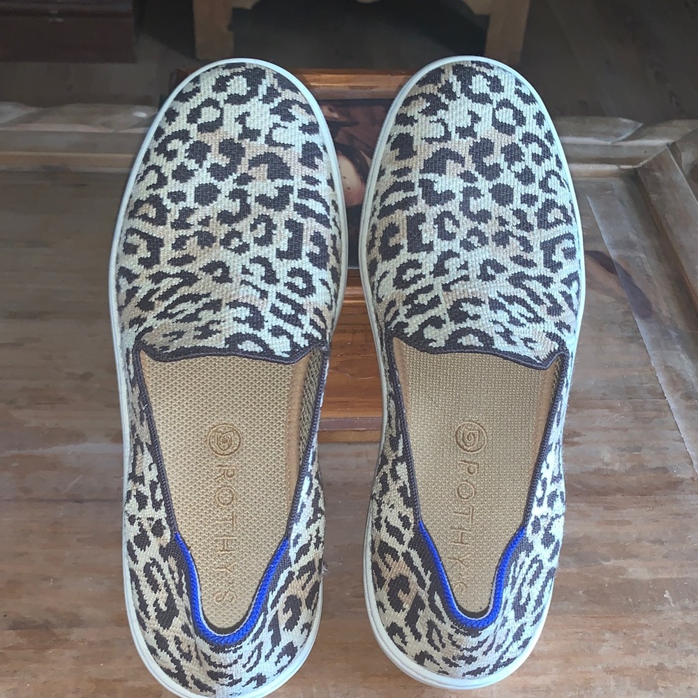 Rothy's The Sneaker in Camo Cat Leopard
